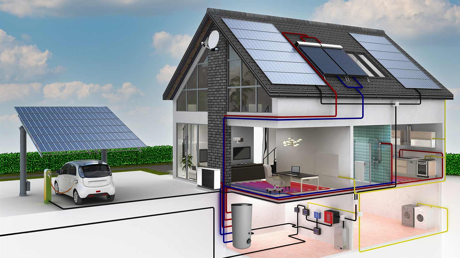 Kombination Wärmepumpe und Photovoltaikanlage